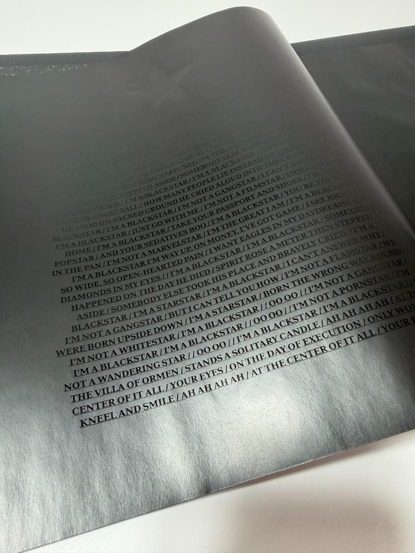 David Bowie ★ Blackstar 12\" VINYL LP