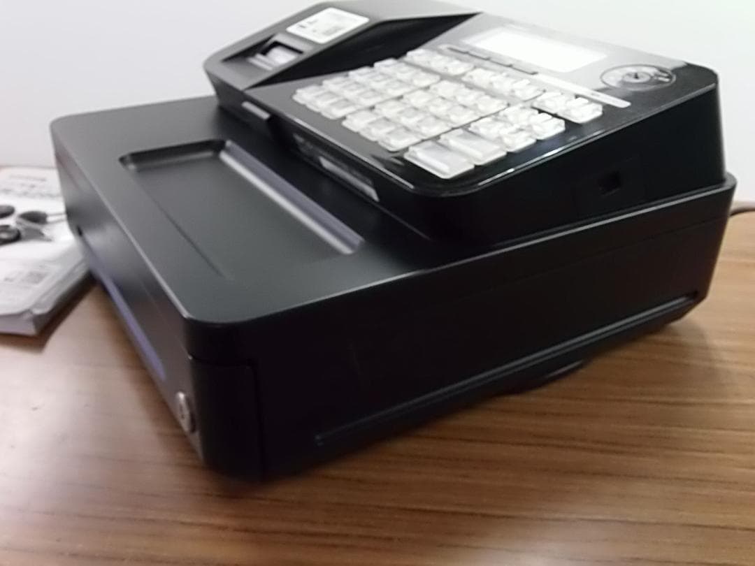 人気の黒2021年製1212設定無料キャッシュレスカシオSR-S200レジスター