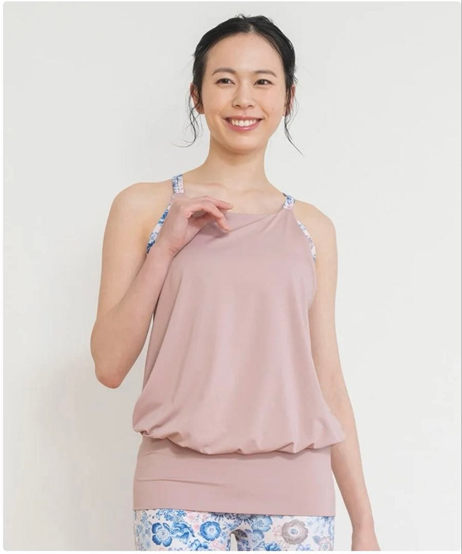 【SUKALA】エンブロイダリープリントカバーキャミソール　& レギンス