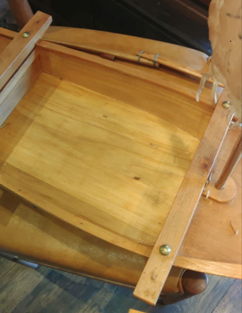 舟型　模型　木製　櫂　旗　台座付き　船盛用