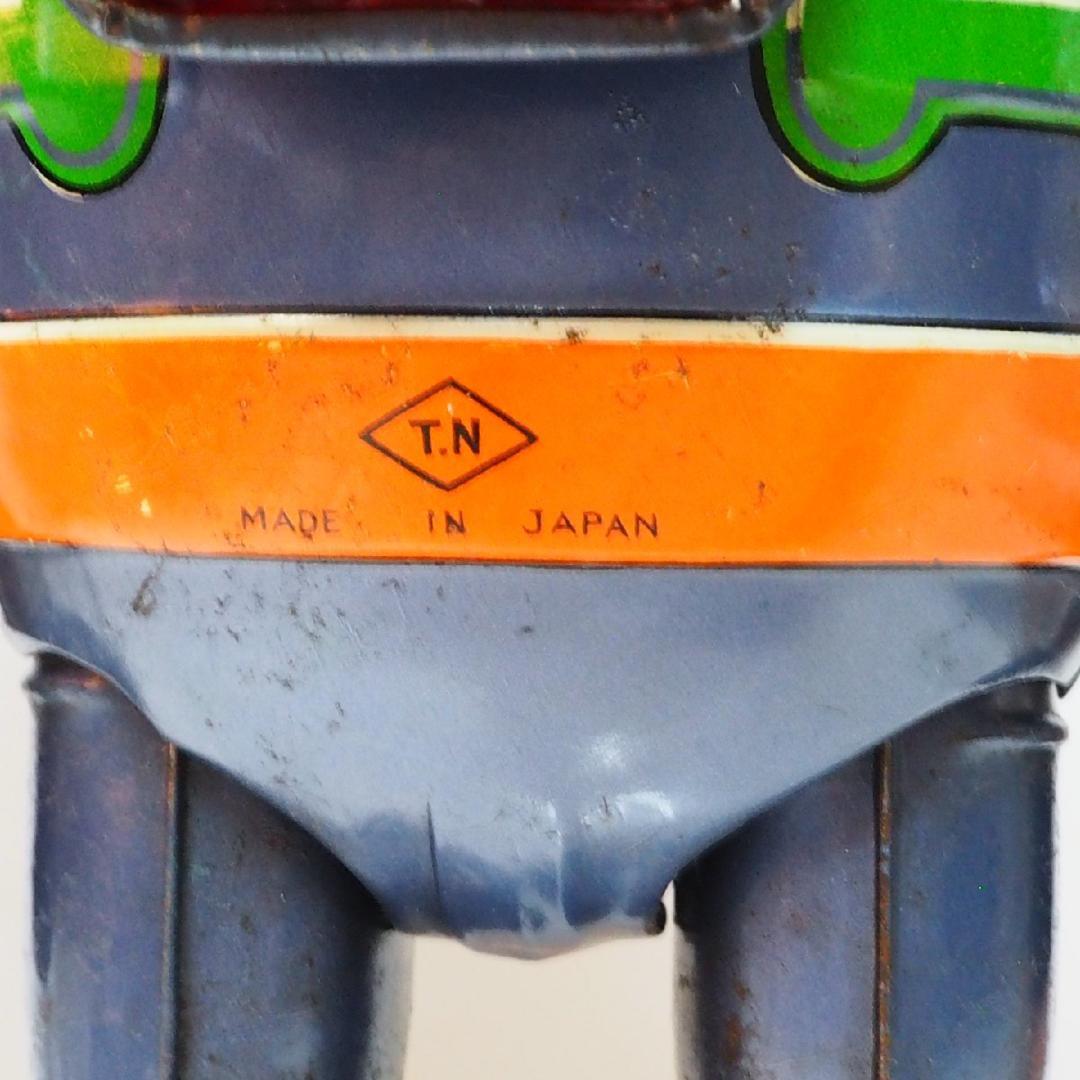 野村【鉄人28号No.3発火不可 金具欠】当時物ブリキ ロボットTIN箱はコピー