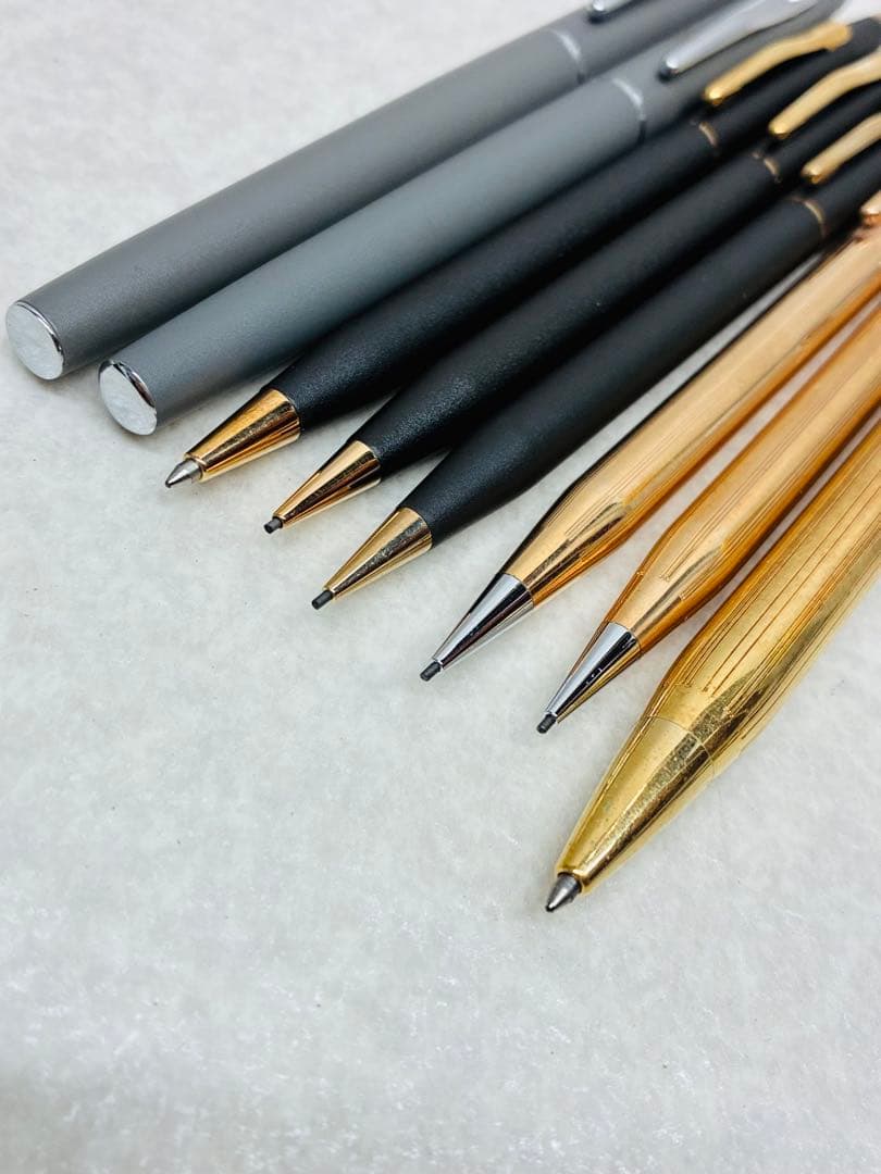 ビンテージ CROSS クロス 万年筆 金張り シャーペン ボールペン 9本