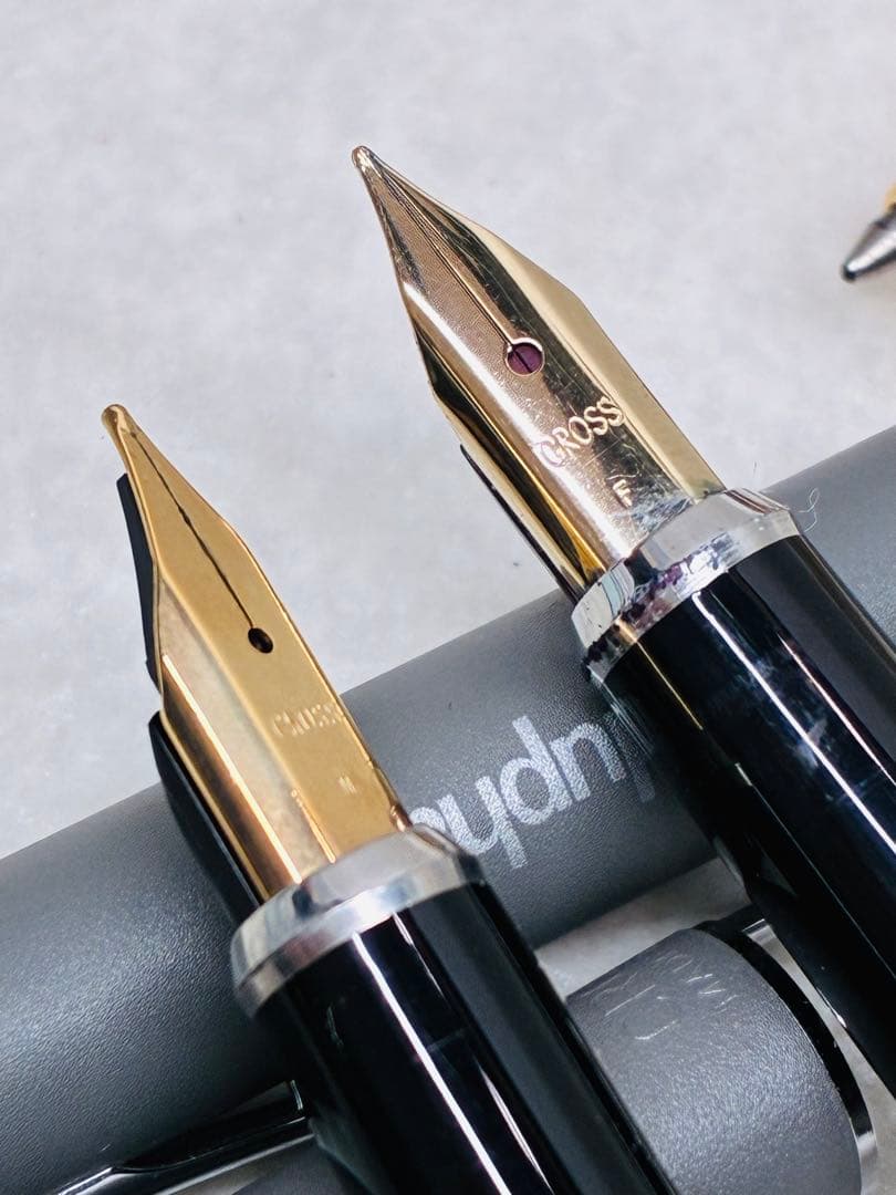 ビンテージ CROSS クロス 万年筆 金張り シャーペン ボールペン 9本