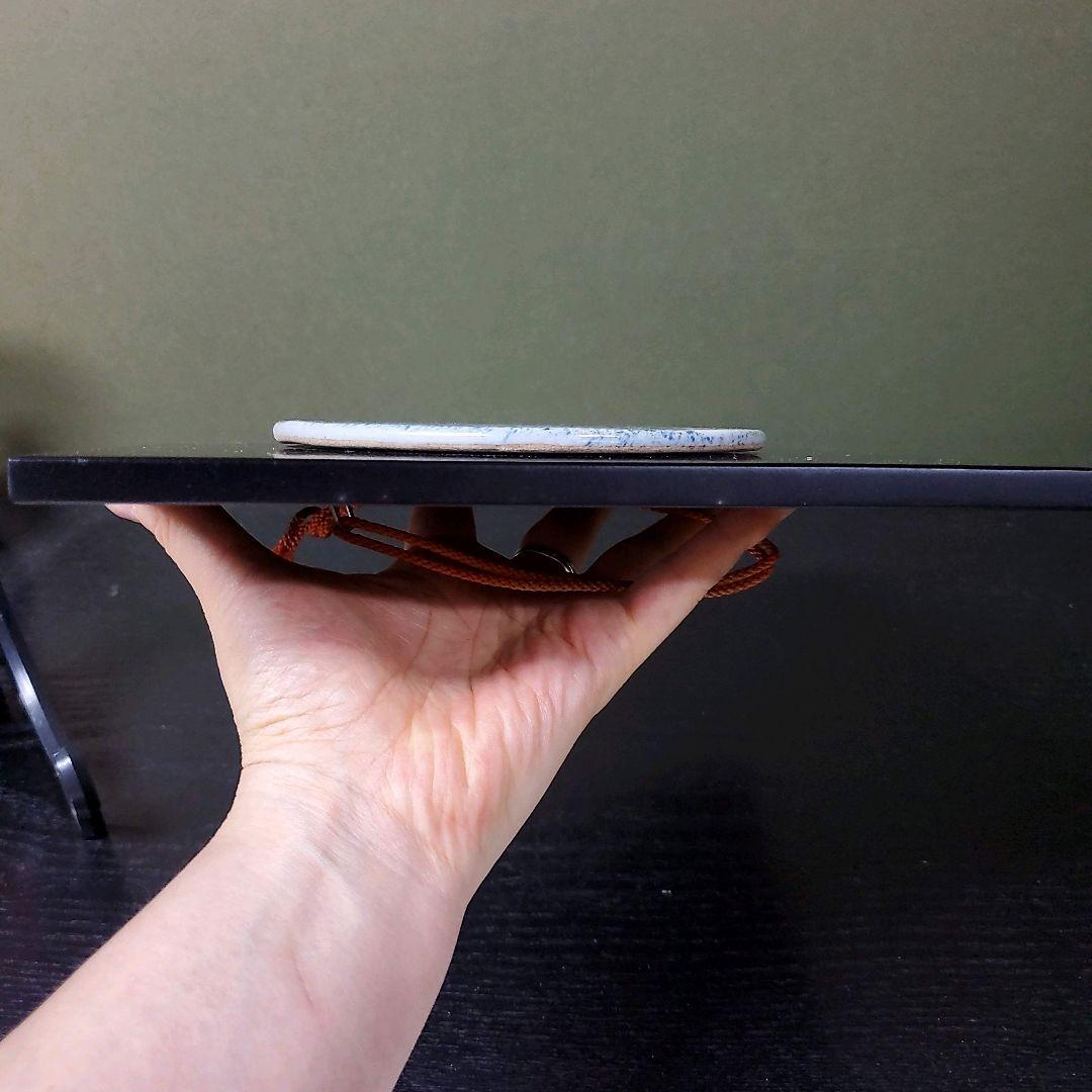 （575）✿有田焼★喜兵衛窯★ 板付陶板★破魔オマケ付き★