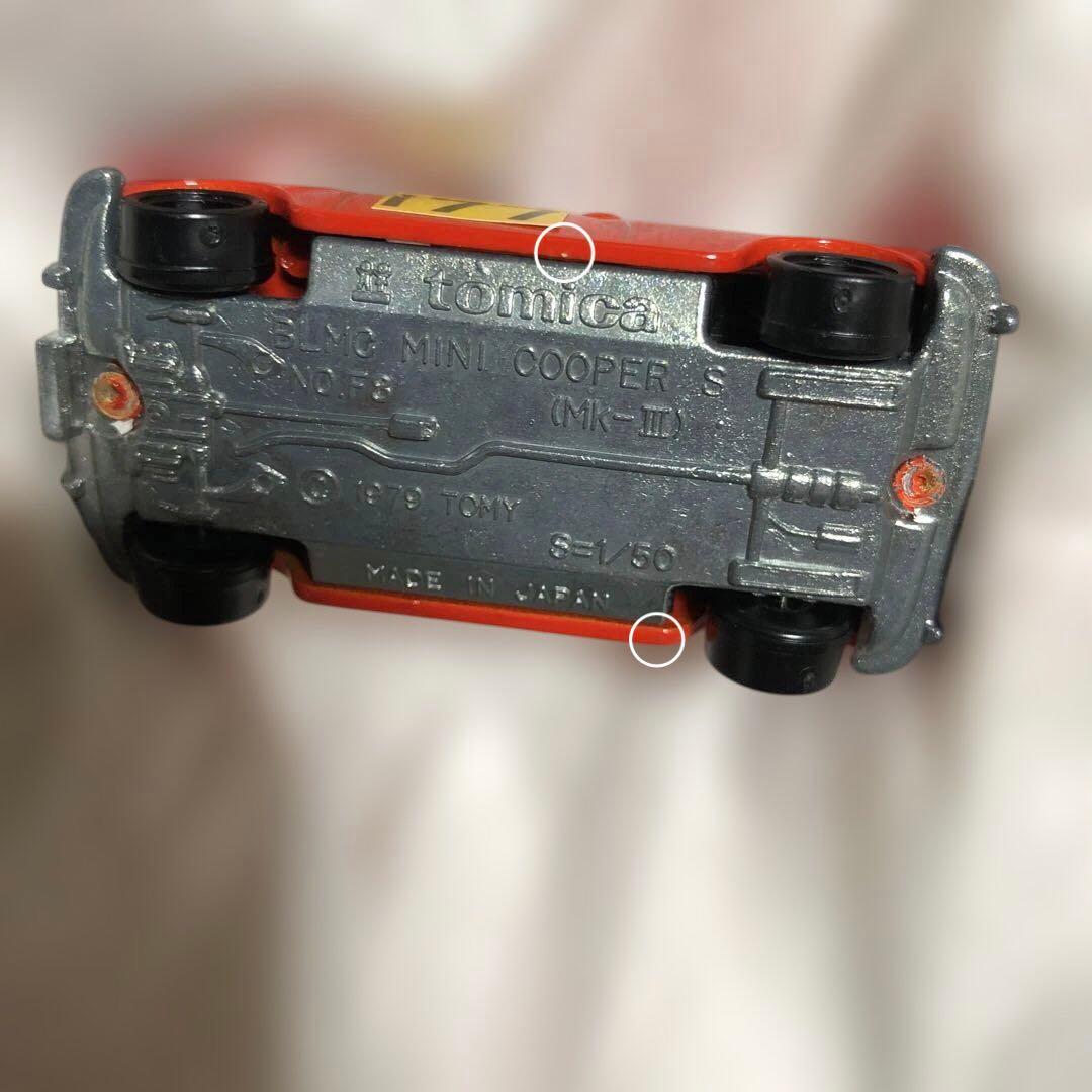 日本製　トミカ　外国車シリーズ　BLMC ミニ　クーパー　マークIII F8