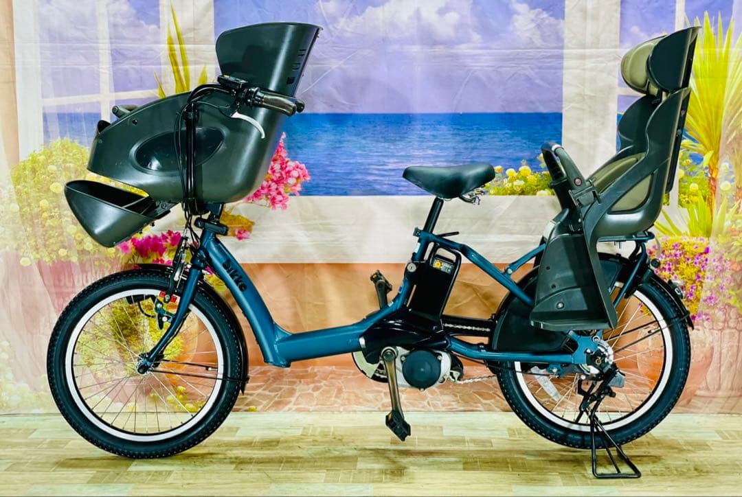 超人気！BIKKE ビッケ16AH⭐️ブリヂストン子供乗せ電動自転車Y2742