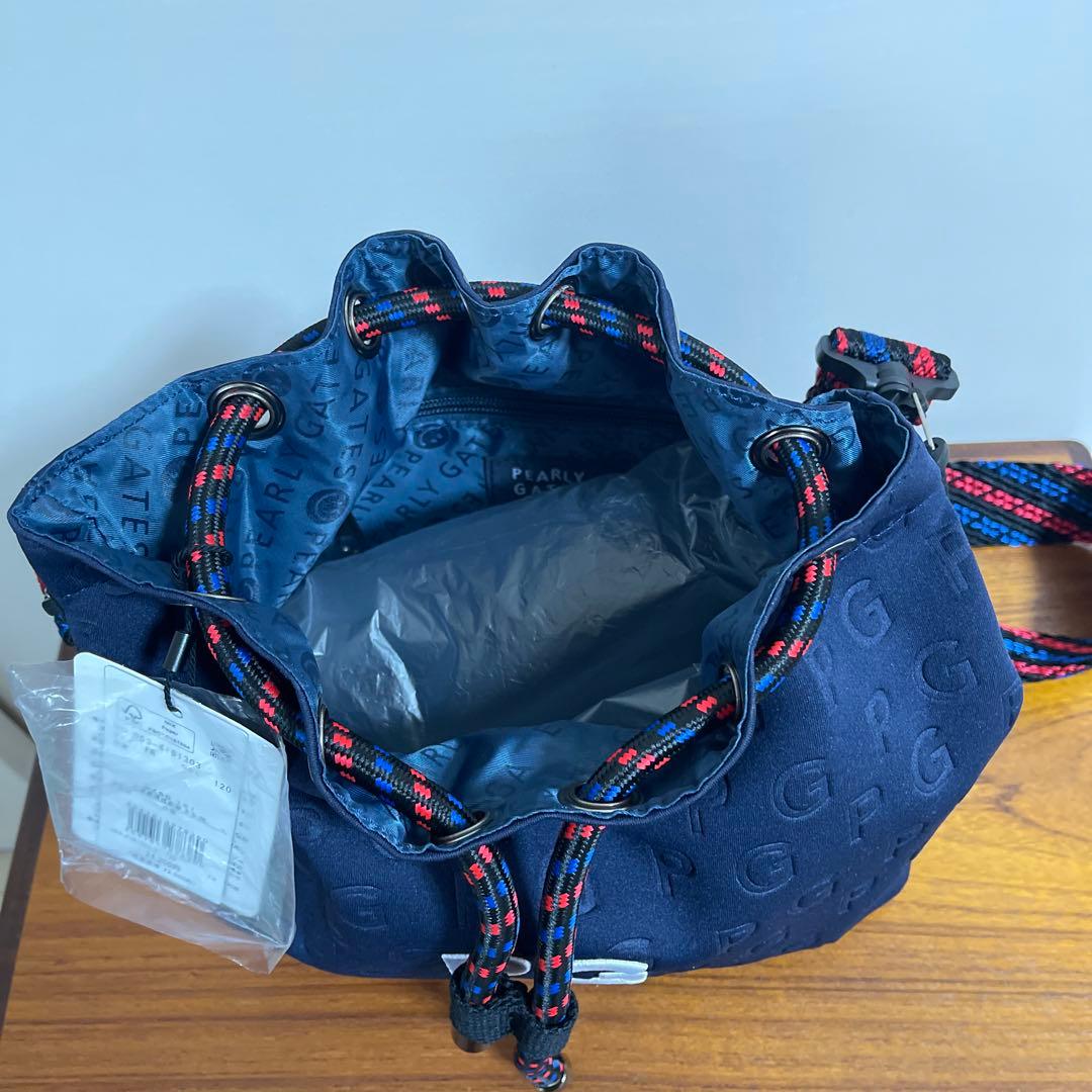 新品　未使用　パーリーゲイツ　カートバック　紺色