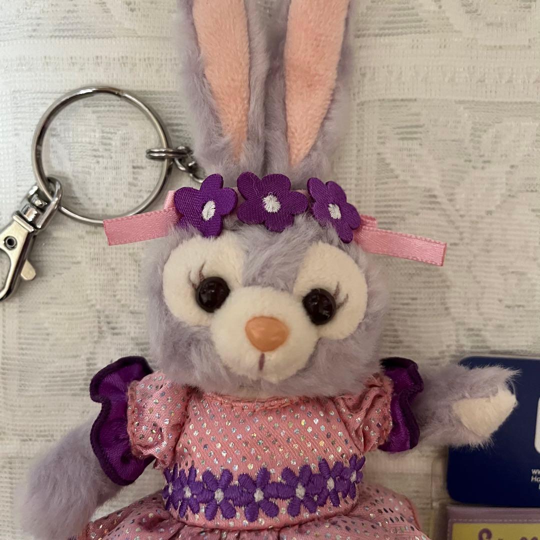 香港ディズニー　ステラルー　ぬいぐるみキーホルダー　13周年