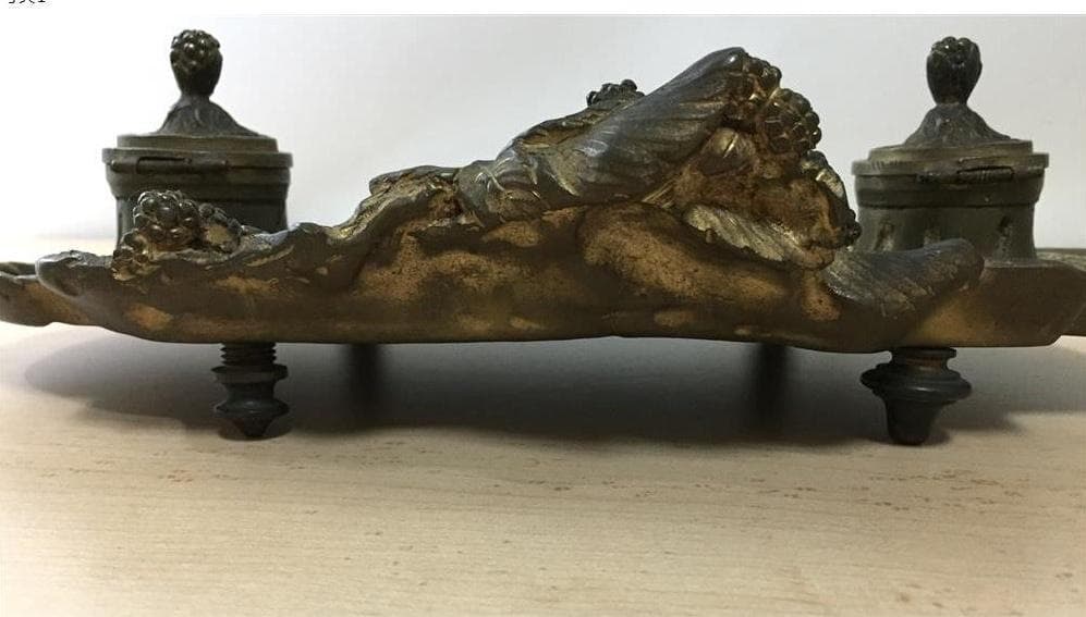 フランス   Marionnet アール・ヌーヴォー 果実文トレー