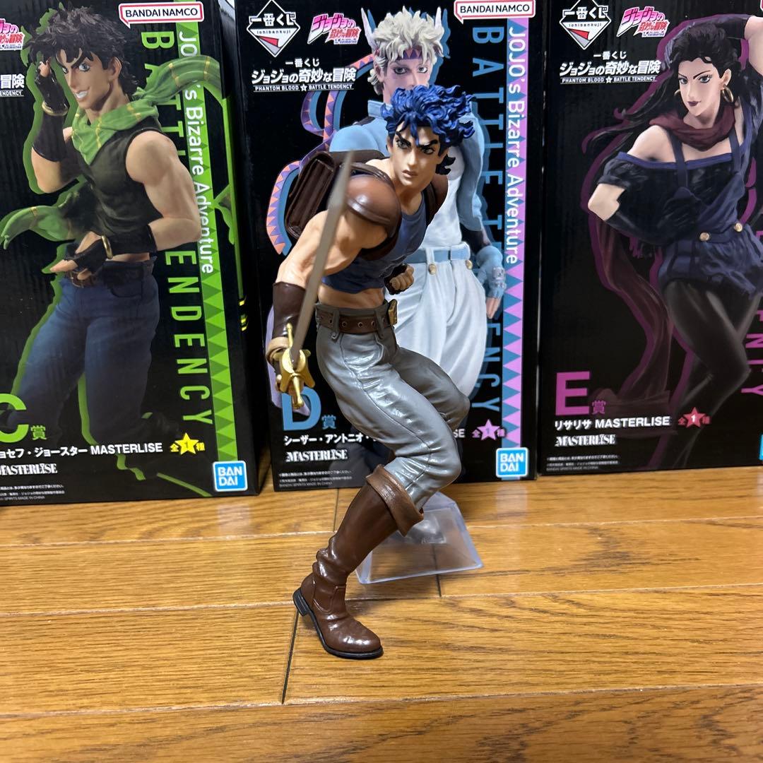 ジョジョの奇妙な冒険　一番くじ　ファントムブラッド&戦闘潮流　フィギュア　５種