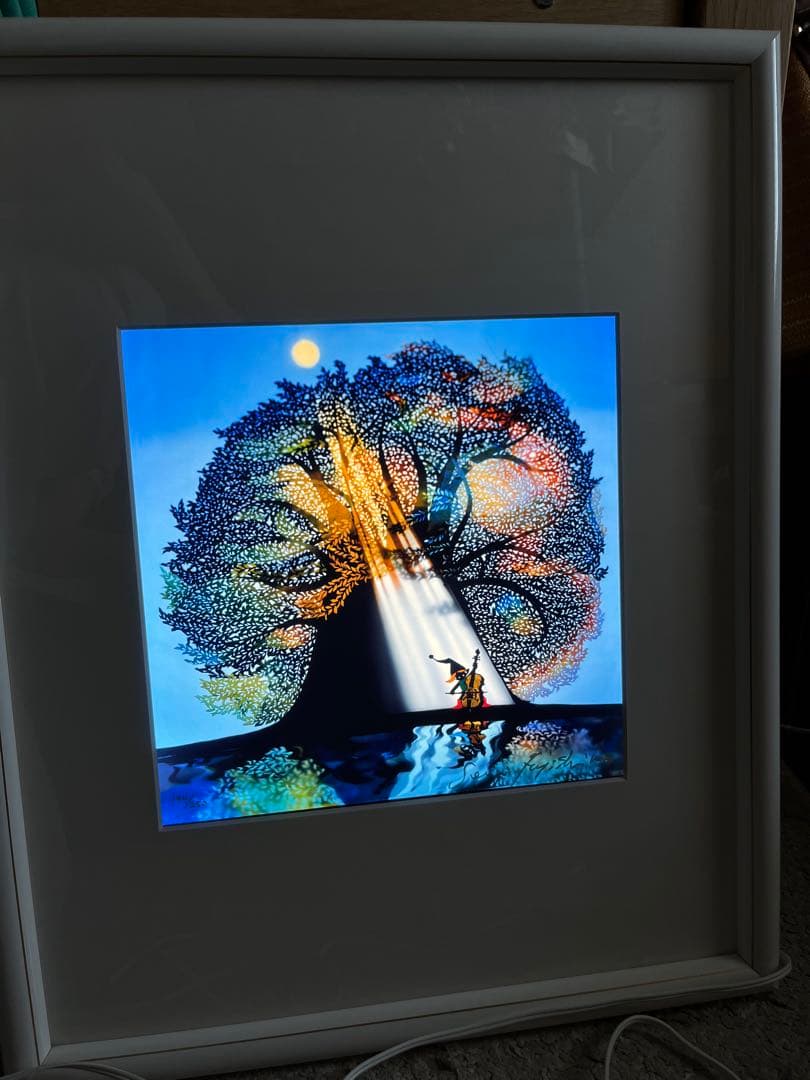 ☘*️様 藤城清治 月光の響き 影絵作品ライトアップアート」　サイン入り値下げ！