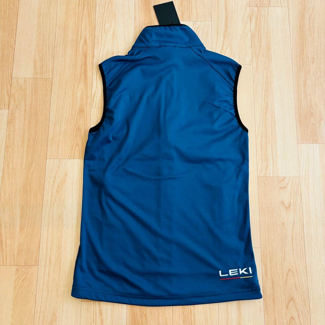新品タグ付【ドイツ✴︎LEKIスポーツベスト】男女兼用Sネイビー✴︎ストレッチ素材