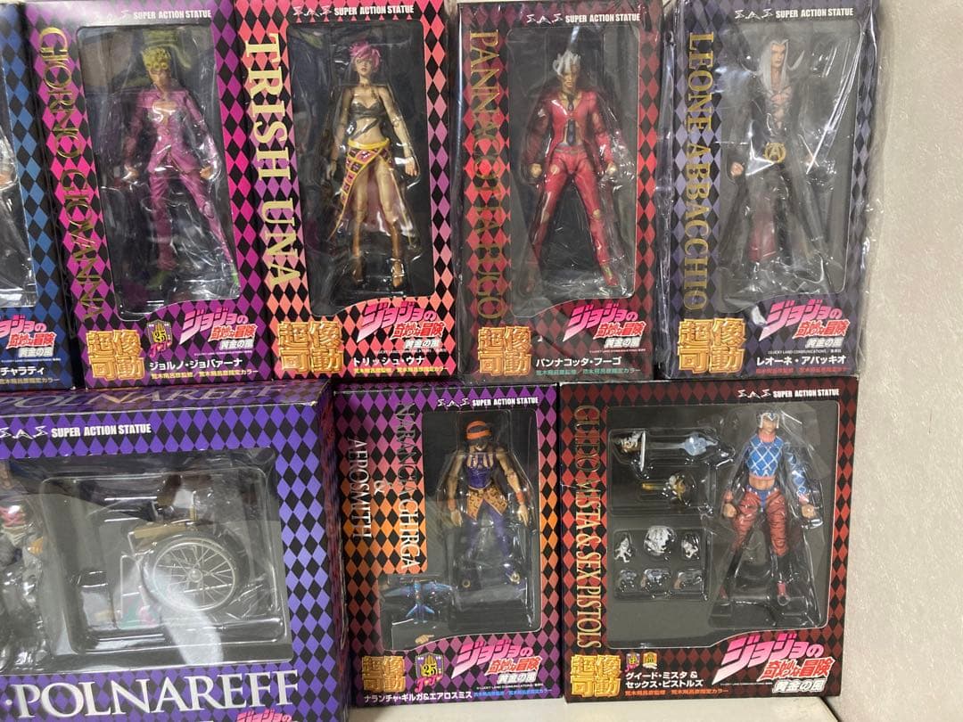 さとにゃ様用　ジョジョの奇妙な冒険　黄金の風　マフィア、スタンドセット