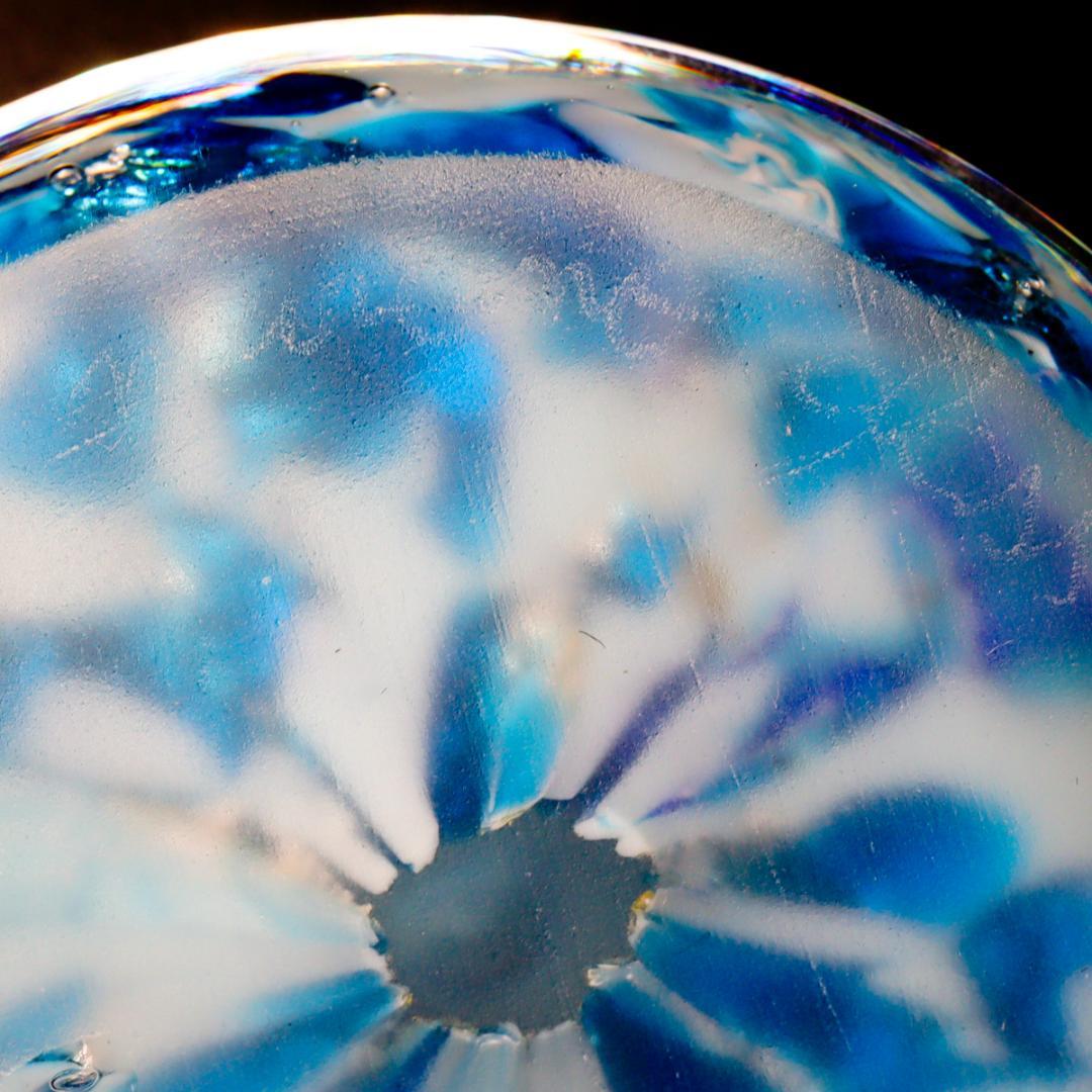 Murano Glass ミルフィオリ ペーパーウエイト 硝子細工