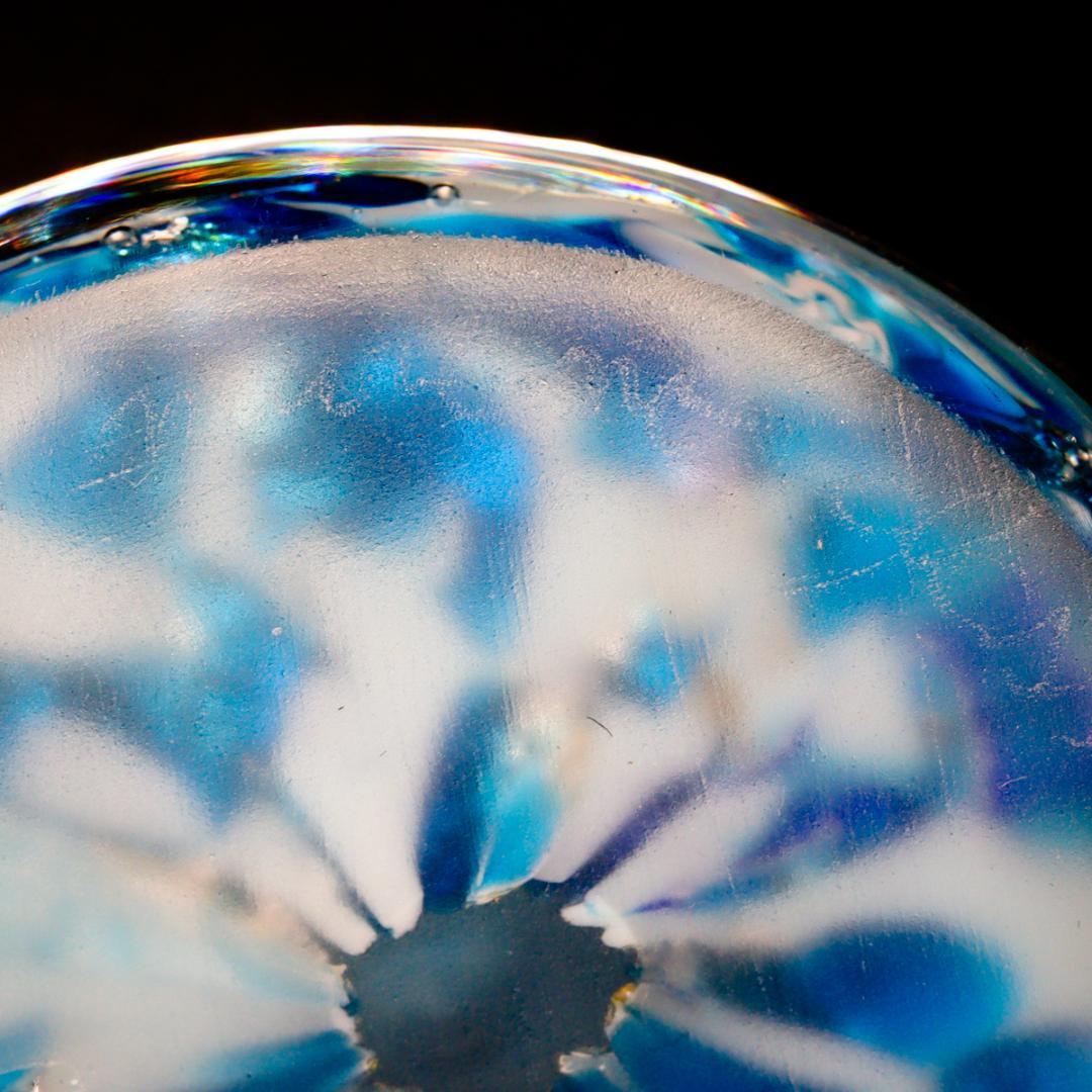 Murano Glass ミルフィオリ ペーパーウエイト 硝子細工