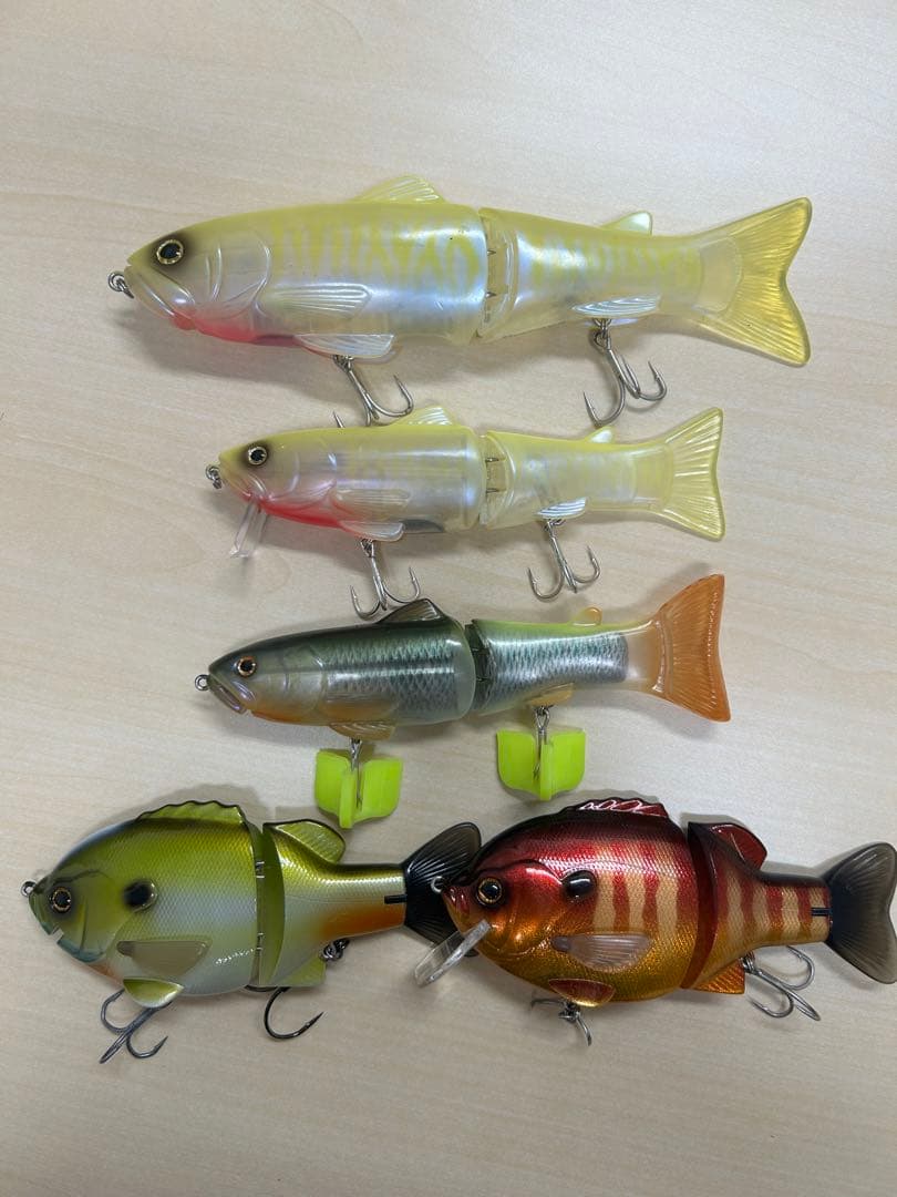 デプス　ジャイアントベイト　ビッグベイトルアーセット 5個