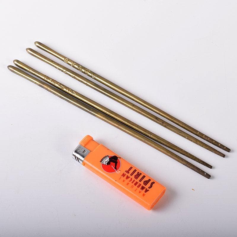 姫路名産　銅製　明珍火箸　香箸　2点まとめて　時代箱　C　7560