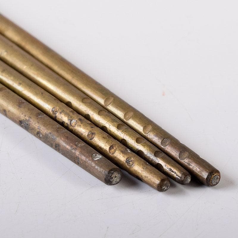 姫路名産　銅製　明珍火箸　香箸　2点まとめて　時代箱　C　7560