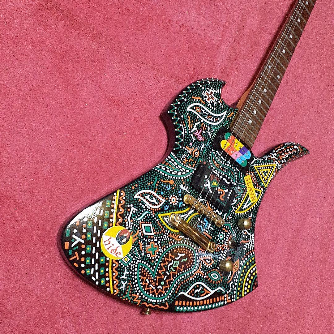 【良・美品】アメーバペイント・hideモデル。モッキンバード。ソフトケース付属。