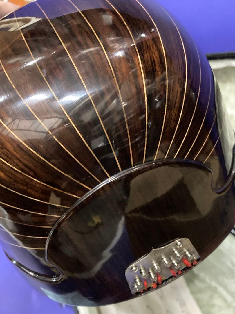 I）美品 落合忠男 手工 マンドリン Ｍ４ 2001年 ハードケース付