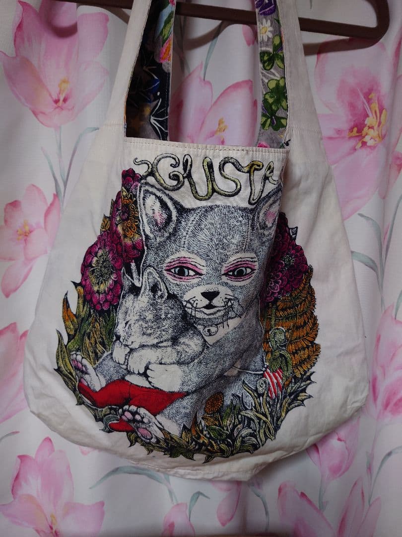 ヒグチユウコ　ホルベインTOOLBOX角缶　タオルハンカチ　　訳ありショルダー…