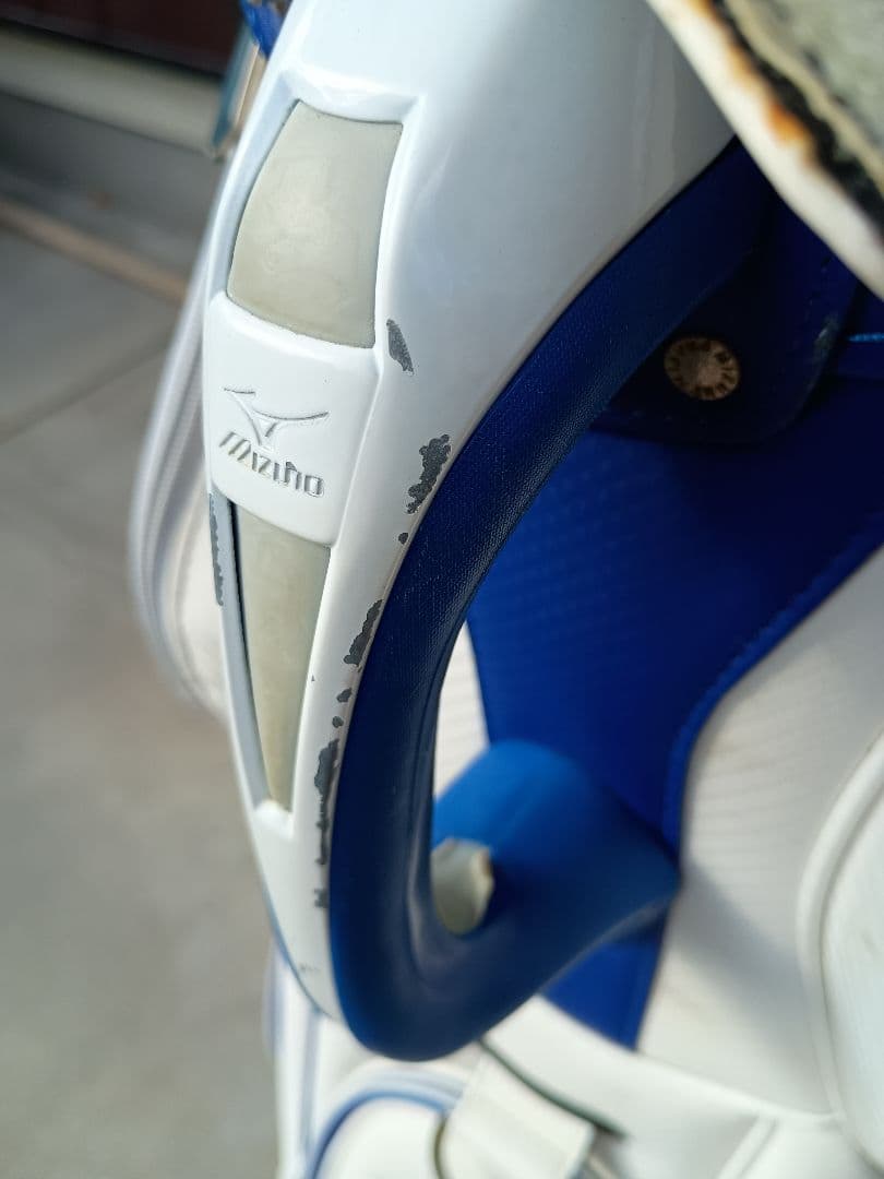 Mizuno キャディバッグ ツアーレプリカ　ホワイト/ブルー