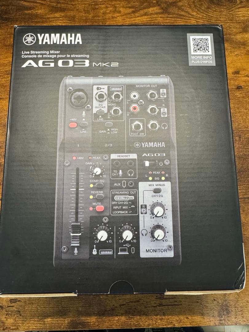 YAMAHA AG03mk2 ブラック