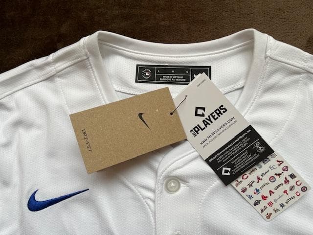 大谷翔平ドジャース東京開幕戦記念ホームNIKELIMITEジャージ♯34パッチ付