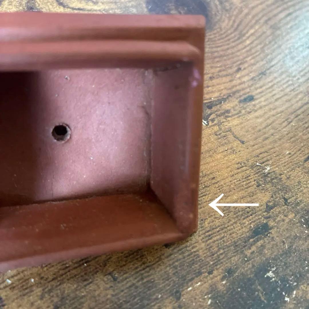 唐物　宜興紫砂　色絵花文　朱泥急須　単孔口　煎茶道具 ヴィンテージ 中国茶器