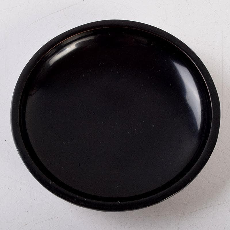 中国　堆黒　倶利香合　時代箱　V　8817