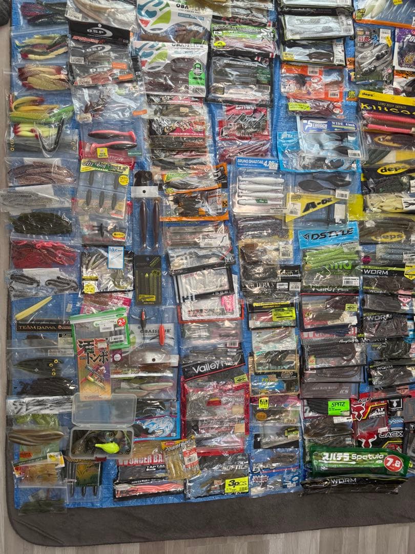 ワーム　超大量セット　バス　ソルト