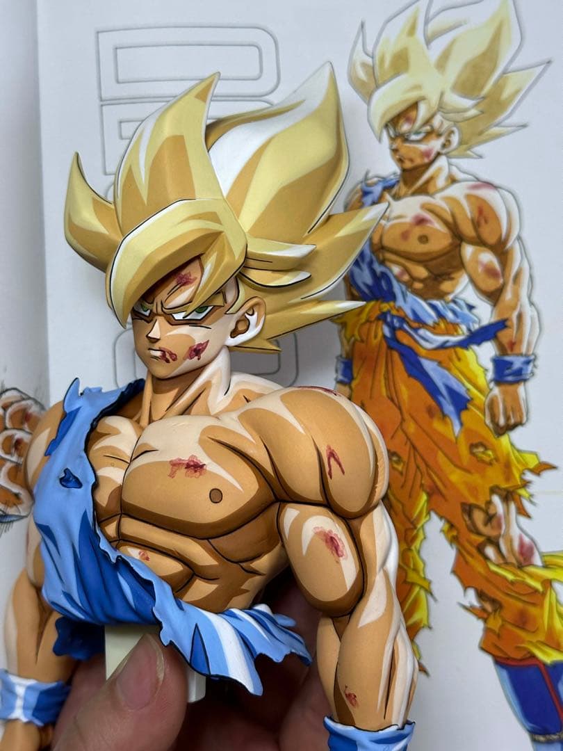 ドラゴンボール SMSP 孫悟空 リペイント フィギュア　一本