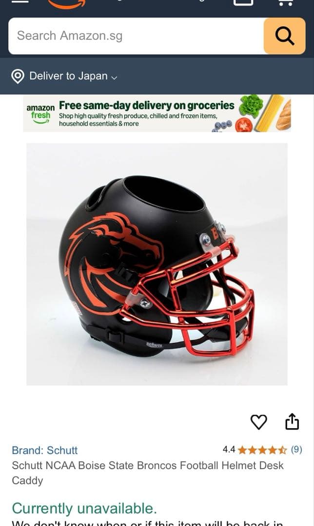 リデル　スピードアイコンL（NCAA Boise State Broncos）