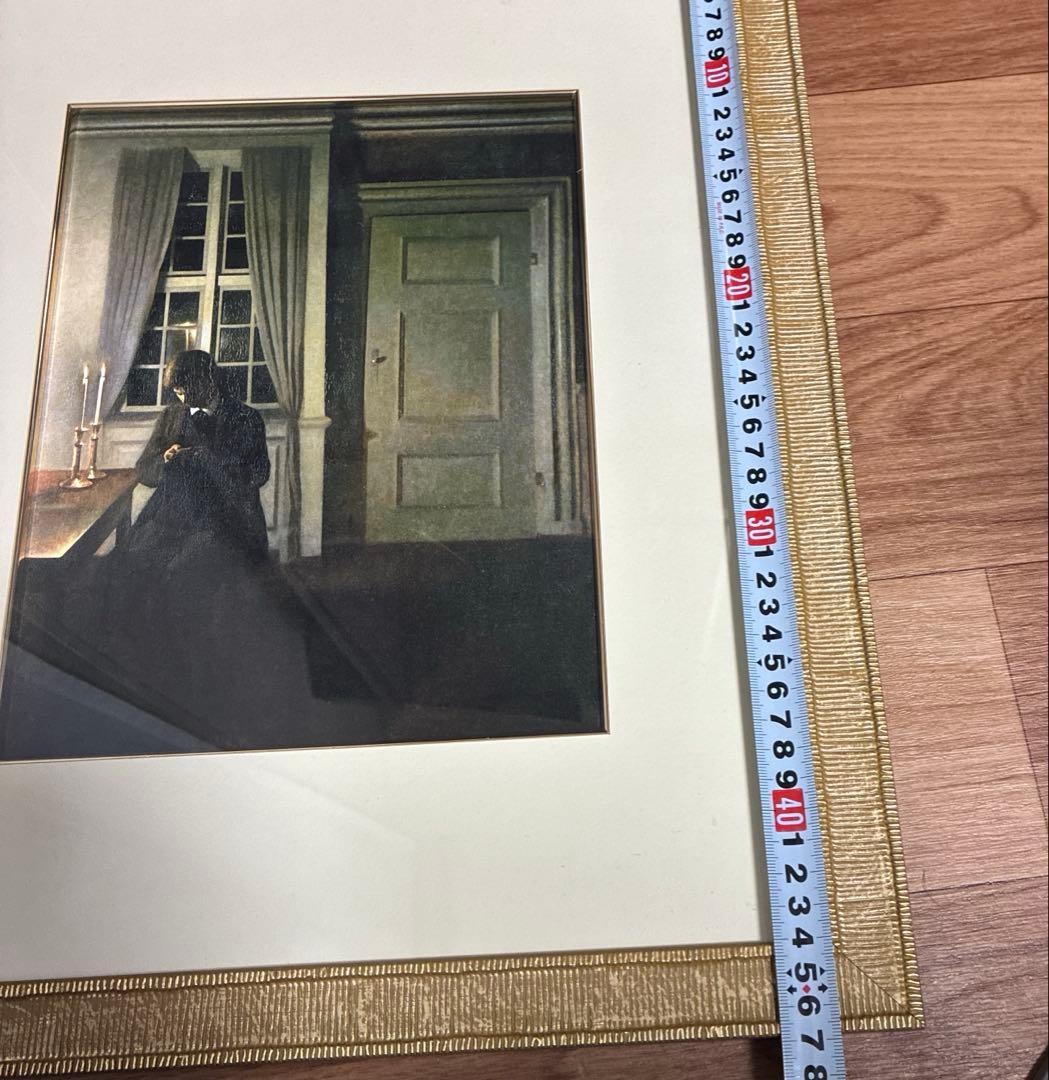 ヴィルヘルム ・ハンマースホイ　収集家　複製画