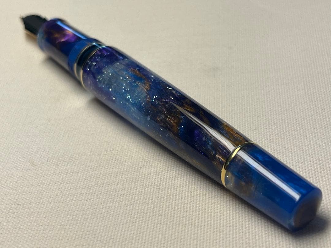 試筆のみ　レオナルド万年筆　モーメント ゼロ グランデ 14金ニブ