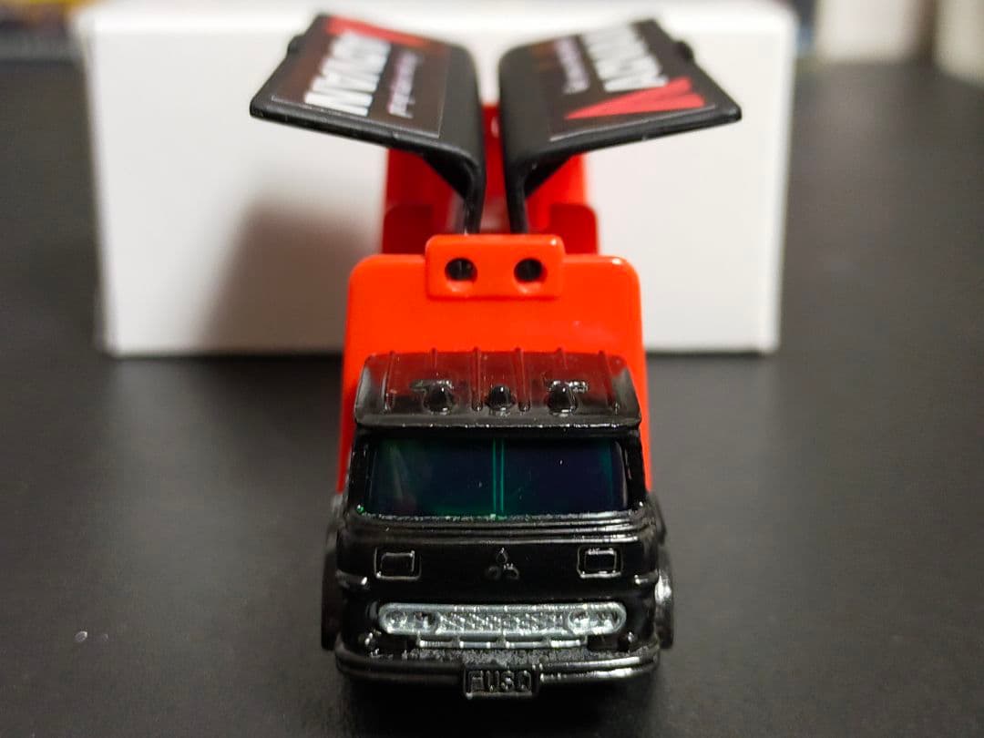 レース 関係者 配布品 黒箱 トミカ ふそう ウィング ルーフ 日本製