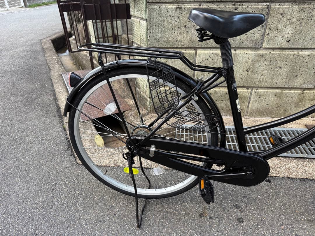 ★美車★26型シティサイクル★ブラック ★50キロ未満陸送陸送費込★
