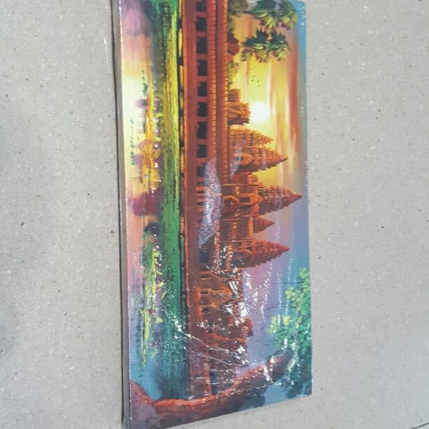 カンボジア産、絵画(油絵)