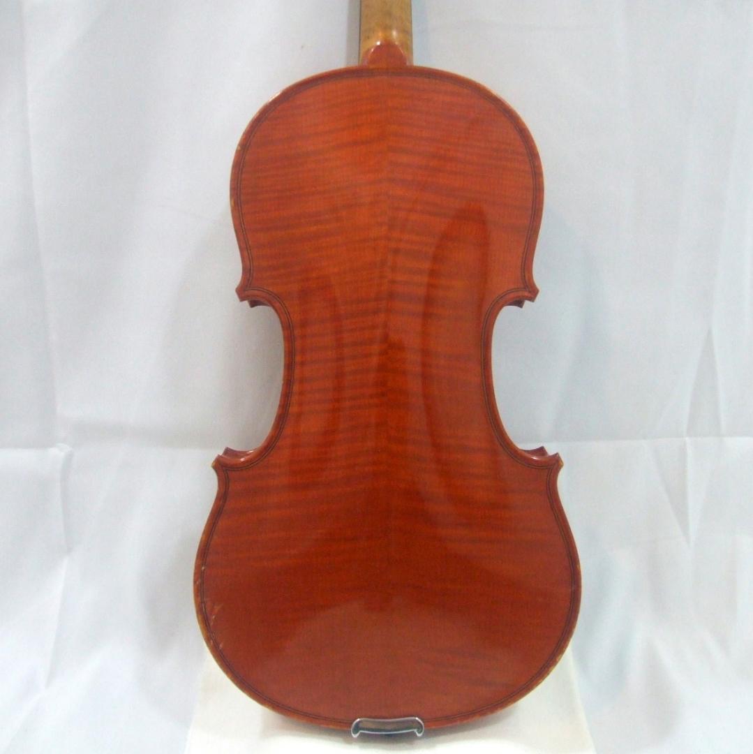 シャコンヌ サラバンド バイオリン 虎杢 1/2 弓 ケース メンテ済み