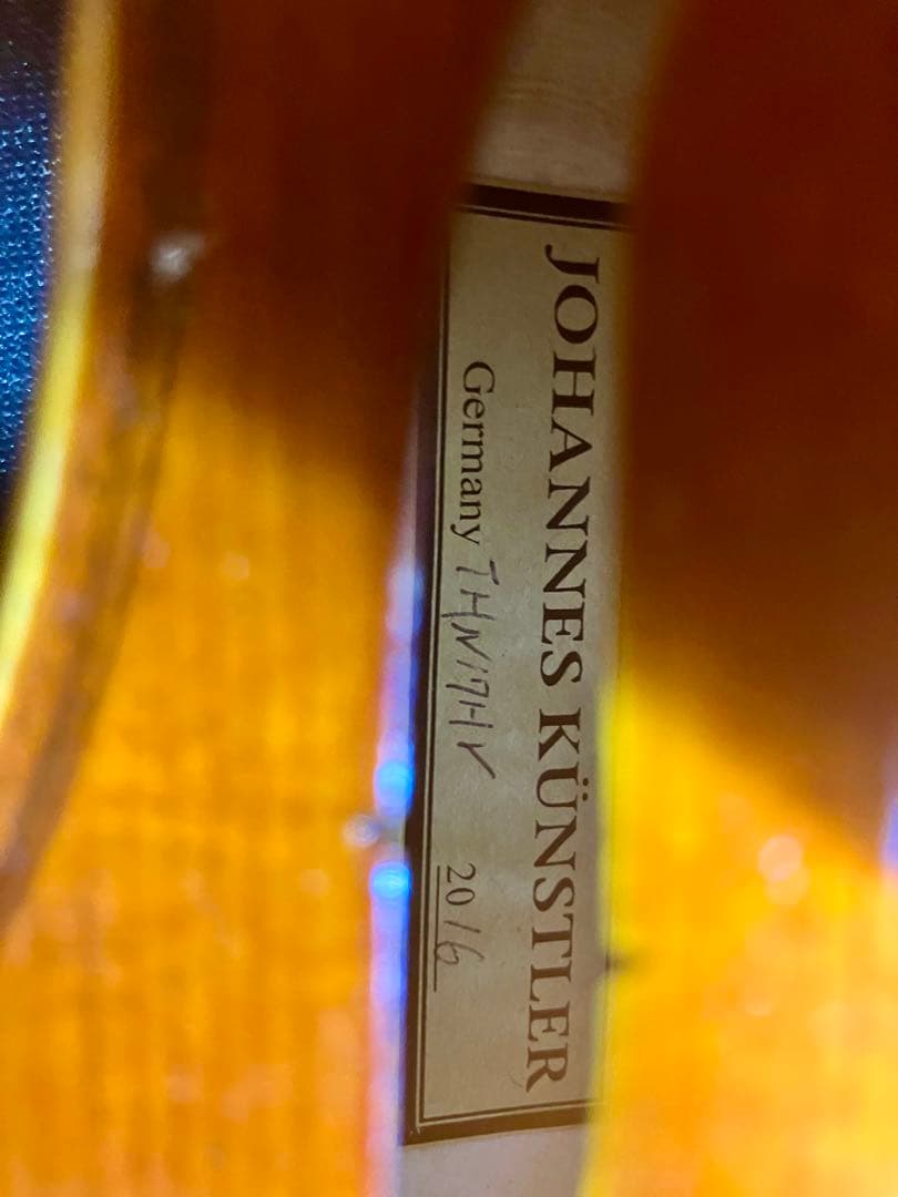 美品バイオリンJ, kunstlerヨハネスキュンストラーTHN17HV 4/4