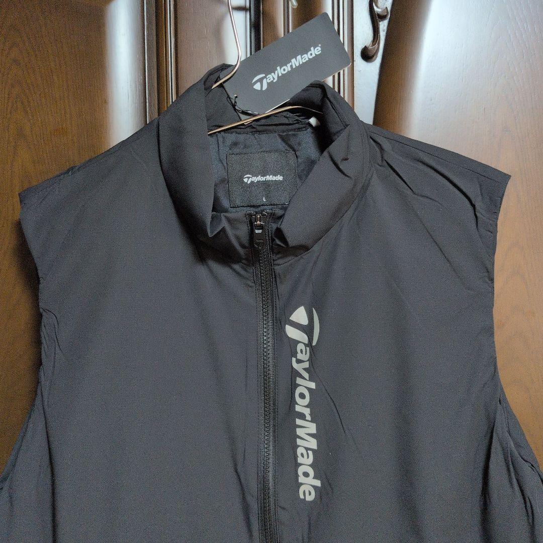 テーラーメイド:メンズ:Lサイズ:中綿ベスト:黒