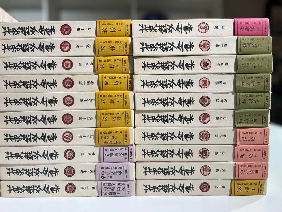 k*l様 【綺麗】芹沢銈介全集 全31巻セット 箱帯・月報揃 昭和55年発行〜中