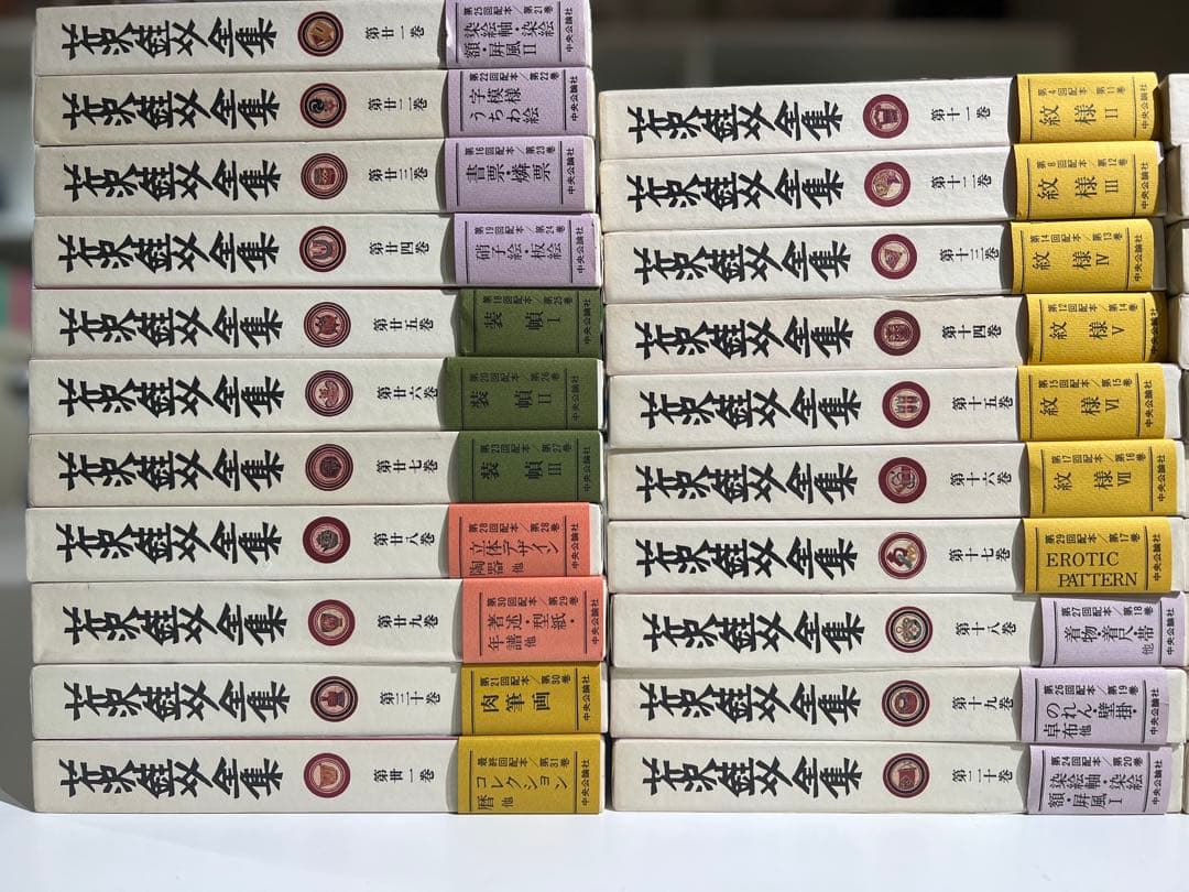 k*l様 【綺麗】芹沢銈介全集 全31巻セット 箱帯・月報揃 昭和55年発行〜中