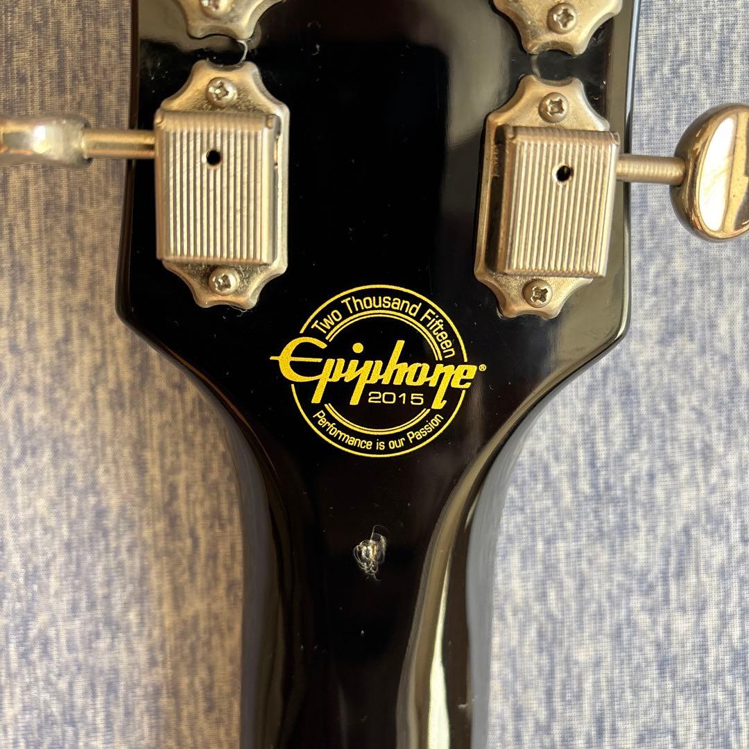 マクソンEpiphone セミアコースティックギター 2015年モデル