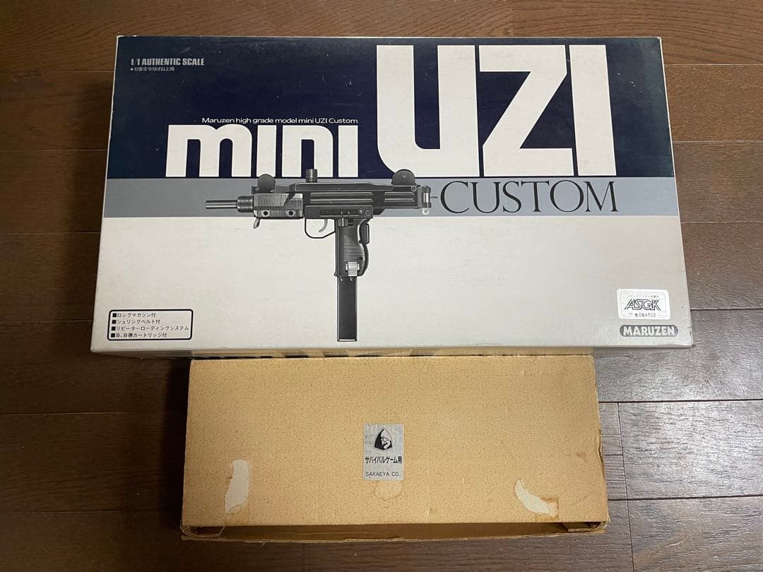 マルゼン mini UZI CUSTOM ウッドストック　エアコッキング