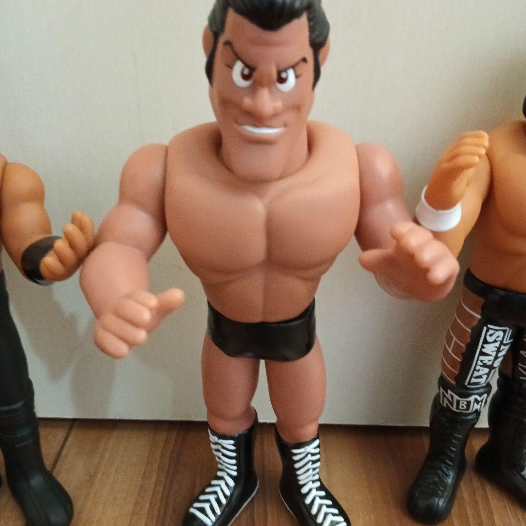 新日本プロレス　ソフビ3体セット（開封済み）