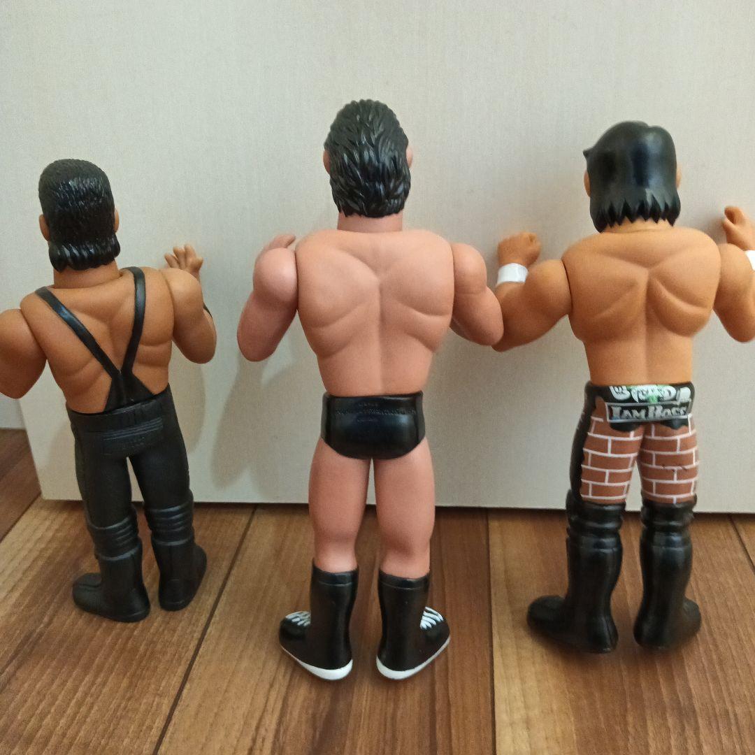 新日本プロレス　ソフビ3体セット（開封済み）