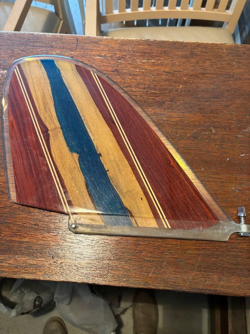 クラシックハーフムーンフィン” 10Resin  Wood