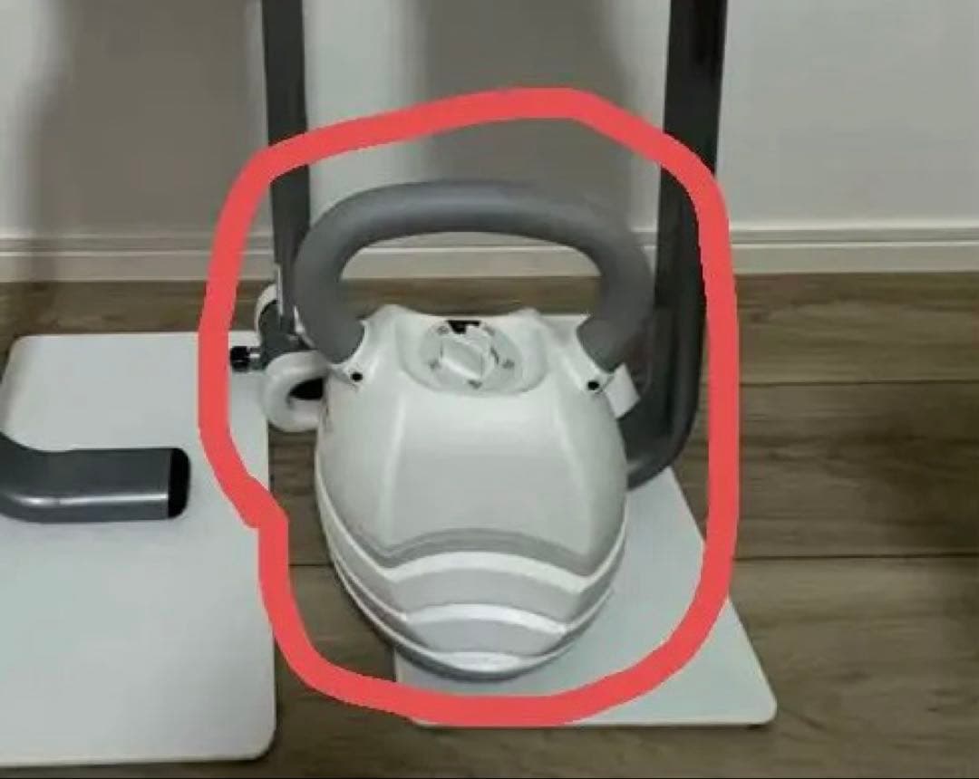 BYZOOM ケトルベル 30LB ホワイト 可変式 13kg