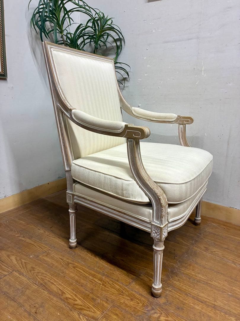 管417☆ フランス製☆ルイ13世☆アンティーク☆アームチェアー